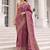 Onion pink koper silk zari weaving designer saree