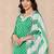 Bandhani Printed Lace Detailed Straight Kurta with Trousers and Dupatta