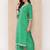 Bandhani Printed Lace Detailed Straight Kurta with Trousers and Dupatta