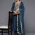 Ethnic Motifs Embroidered Straight Kurta & Trousers With Dupatta