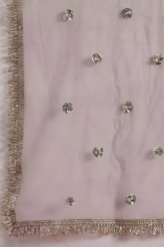 Women Floral Embroidered Panelled Kurta with Trousers & With Dupatta