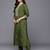 Embroidered Sequinned Kurta With Trousers & Dupatta