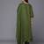 Embroidered Sequinned Kurta With Trousers & Dupatta