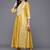 Floral Embroidered Thread Work Kurta With Trousers & Dupatta