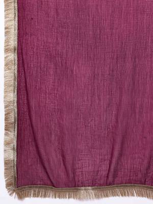 Women Gotta Patti Embroidered Silk Georgette Kurta with Trousers & Dupatta 5
