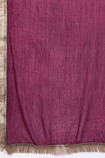 Women Gotta Patti Embroidered Silk Georgette Kurta with Trousers & Dupatta
