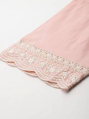 Women Embroidered Pure Cotton Kurta with Trousers & Dupatta 9