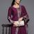 Ethnic Motifs Embroidered Zari Kurta with Trousers & Dupatta