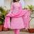 Paisley Printed Regular Thread Work Kurta with Trousers & With Dupatta