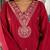 Ethnic Motifs Yoke Design Regular Thread Work Kurta with Trousers & With Dupatta