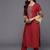 Ethnic Motifs Embroidered Regular Kurta with Trousers & With Dupatta