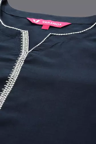 Ethnic Motifs Embroidered Regular Kurta with Trousers & With Dupatta