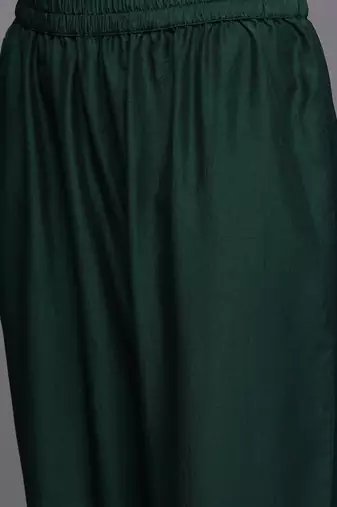 Ethnic Motifs Embroidered Regular Kurta with Trousers & With Dupatta