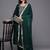 Ethnic Motifs Embroidered Regular Kurta with Trousers & With Dupatta
