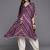 Striped Kaftan Kurta with Salwar