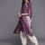 Striped Kaftan Kurta with Salwar