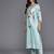 Floral Embroidered Thread Work Pure Cotton Kurta with Trousers & Dupatta