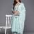 Floral Embroidered Thread Work Pure Cotton Kurta with Trousers & Dupatta