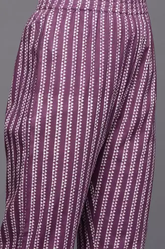 Floral Printed Sequinned Pure Cotton Kurta with Trousers & Dupatta