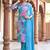 Floral Printed Round Neck Mirror Embroidered Straight Kurta Set With Dupatta