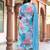 Floral Printed Round Neck Mirror Embroidered Straight Kurta Set With Dupatta