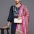 Women Floral Embroidered Regular Kurta with Trousers & With Dupatta