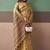 Mustard soft cotton casual & festive wear saree