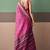 Rani pink soft cotton casual & festive wear saree