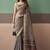 Gray soft cotton casual & festive wear saree