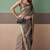 Gray soft cotton casual & festive wear saree