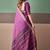 Magenta soft cotton casual & festive wear saree