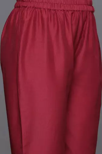 Women Floral Yoke Design Regular Sequinned Kurta with Trousers & Dupatta