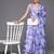 Women Floral Printed Empire Gotta Patti Kurta with Trousers & With Dupatta