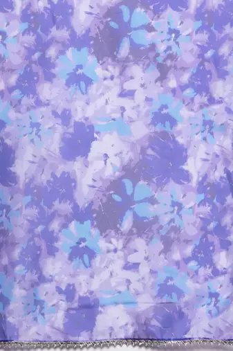 Women Floral Printed Empire Gotta Patti Kurta with Trousers & With Dupatta