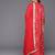 Red Bandhani printed A line Kurta with Trouser and Dupatta