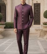 Wine open jodhpuri for men ::: men's ethnic wear