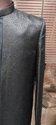 Bottle green open jodhpuri for men ::: men's ethnic wear 2