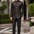 Midnight black open jodhpuri for men ::: men's ethnic wear
