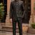 Midnight black open jodhpuri for men ::: men's ethnic wear