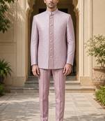 Light pink open jodhpuri for men ::: men's ethnic wear