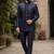Navy blue open jodhpuri for men ::: men's ethnic wear