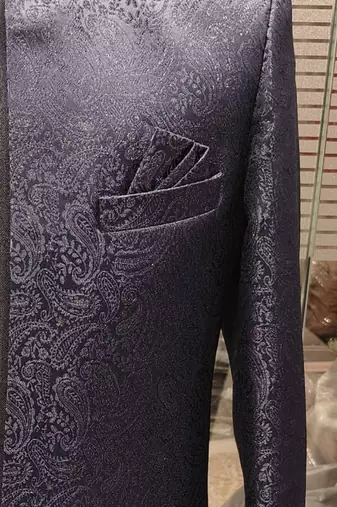 Navy blue open jodhpuri for men ::: men's ethnic wear