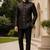 Midnight black open jodhpuri for men ::: men's ethnic wear