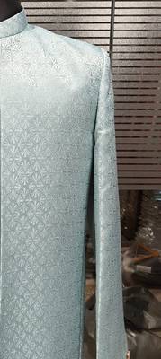 Sky blue open jodhpuri for men ::: men's ethnic wear 2
