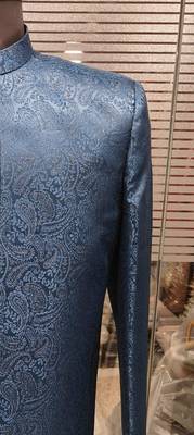 Turquoise open jodhpuri for men ::: men's ethnic wear 2