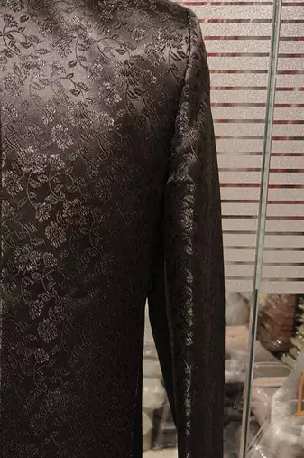 Midnight black open jodhpuri for men ::: men's ethnic wear