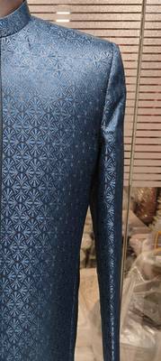 Turquoise open jodhpuri for men ::: men's ethnic wear 2