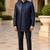 Navy blue open jodhpuri for men ::: men's ethnic wear