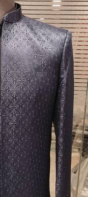 Navy blue open jodhpuri for men ::: men's ethnic wear 2