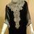 Black dubai fashion farasha kaftan